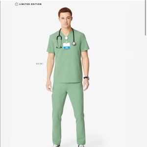 FIGS Men's Jade Scrub Set, Size Medium
